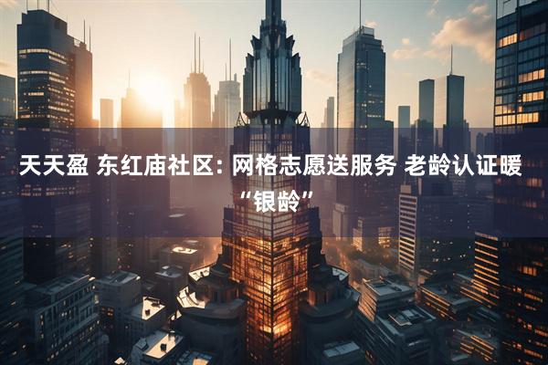 天天盈 东红庙社区: 网格志愿送服务 老龄认证暖 “银龄”