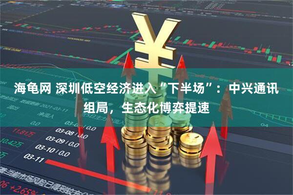 海龟网 深圳低空经济进入“下半场”：中兴通讯组局，生态化博弈提速