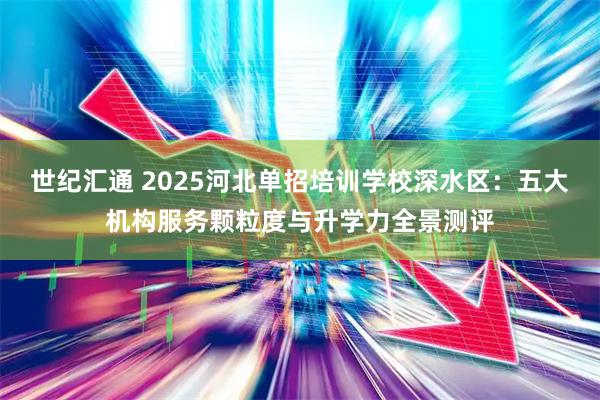 世纪汇通 2025河北单招培训学校深水区：五大机构服务颗粒度与升学力全景测评